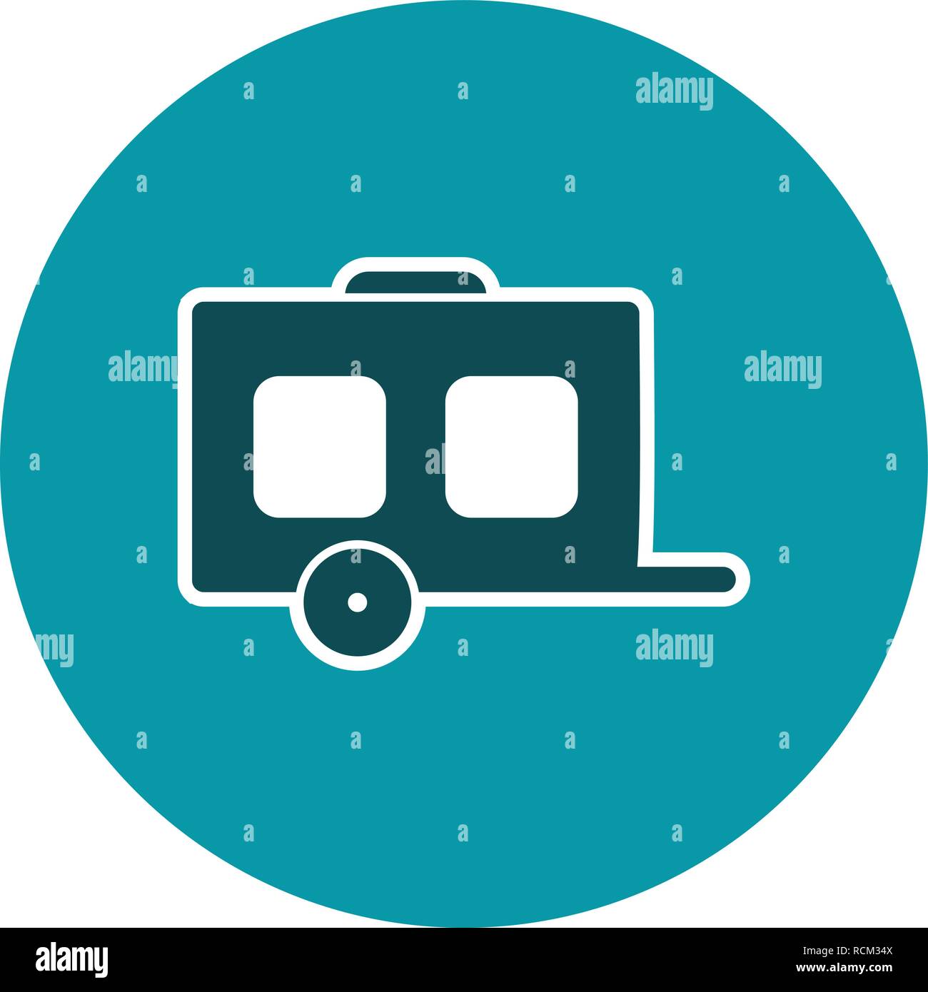 Vector Wagon Icon Stock Vector
