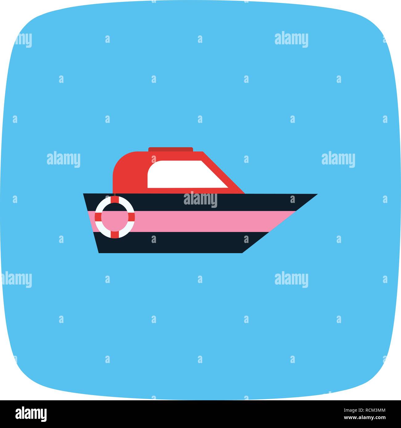 Vector Boat Icon Stock Vector Image & Art - Alamy