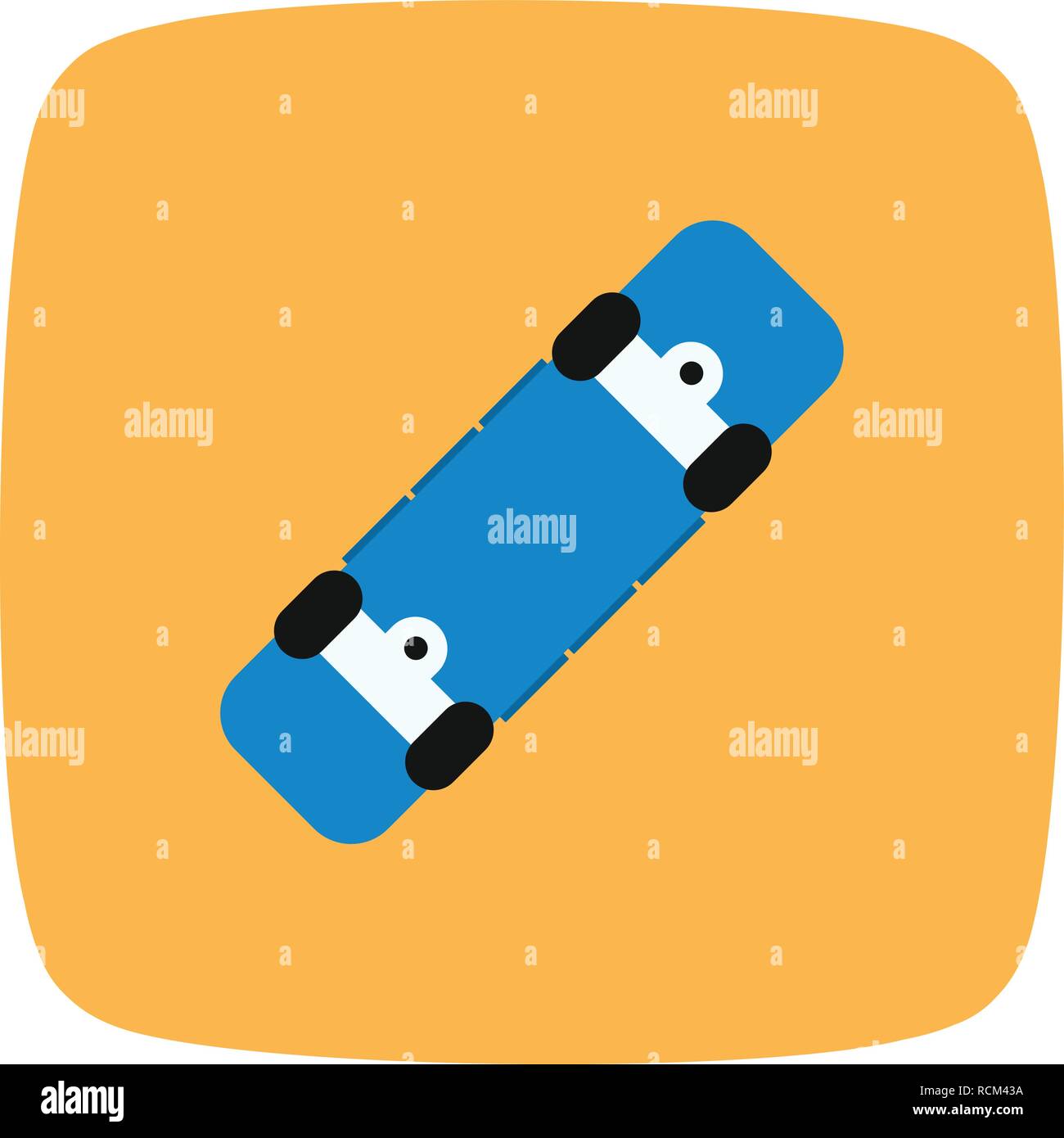 Vector Skate Board Icon Stock Vector