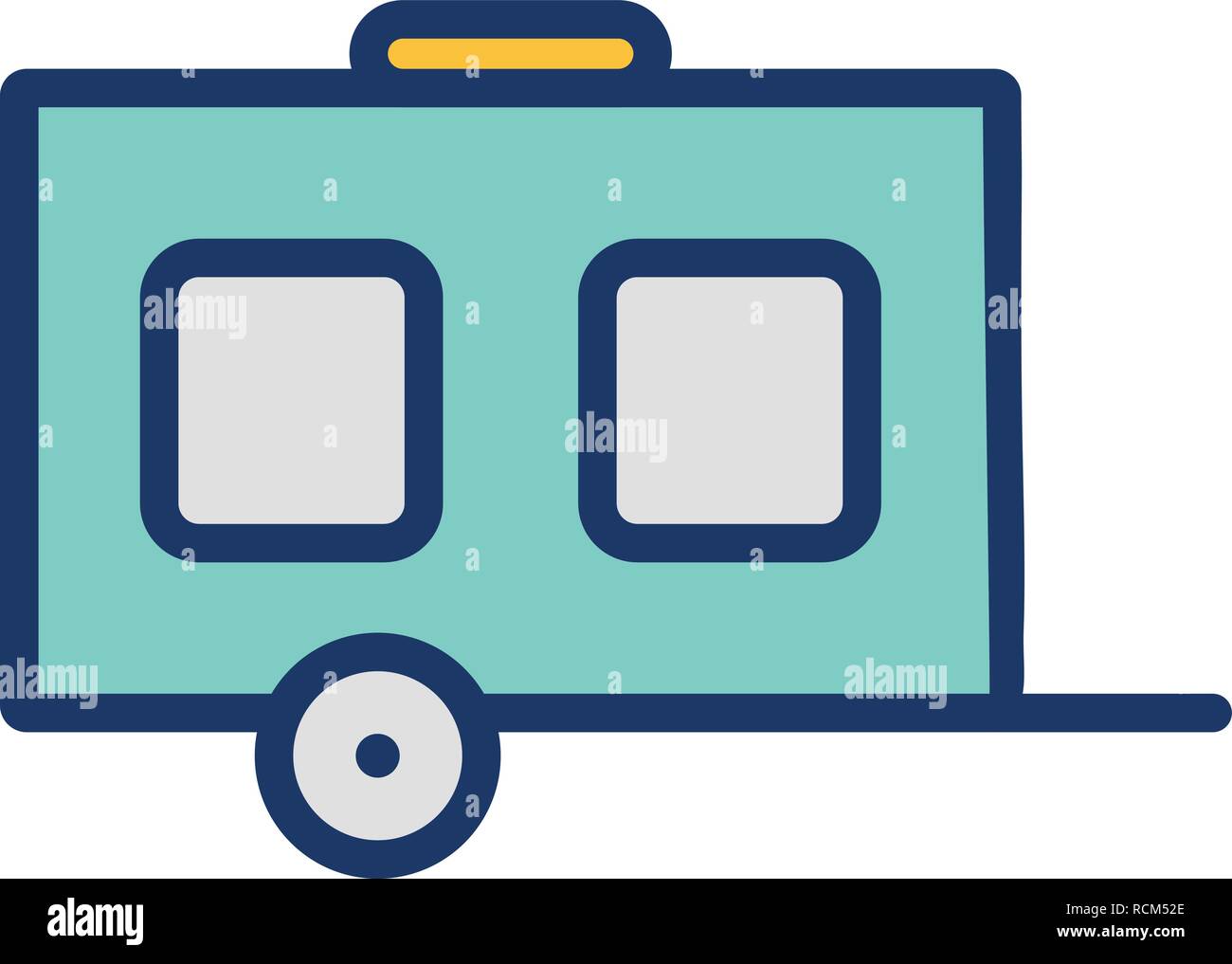 Vector Wagon Icon Stock Vector