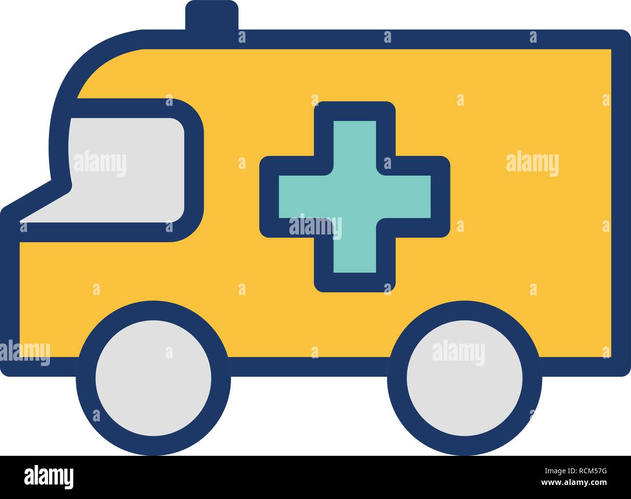 Vector Ambulance Icon Stock Vector