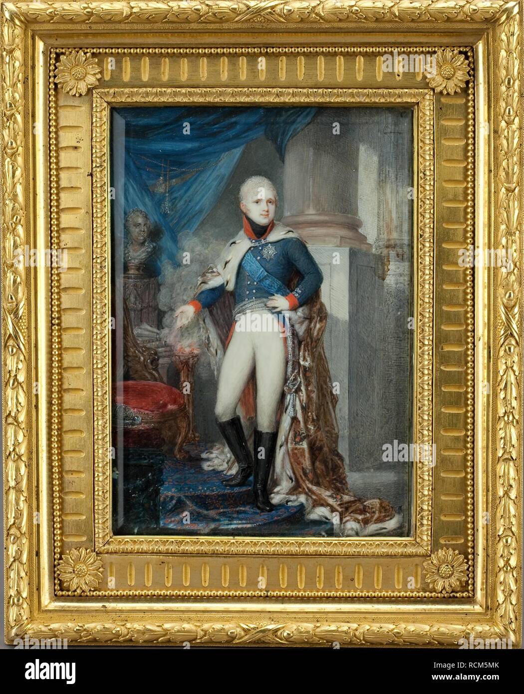 Portrait of Emperor Alexander I (1777-1825). Museum: State History Museum, Moscow. Author: Gerin, Jean. Stock Photo