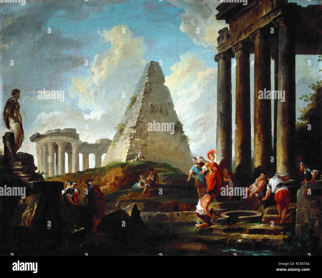 Alexander the Great Before the Tomb of Achilles. Museum Musee du