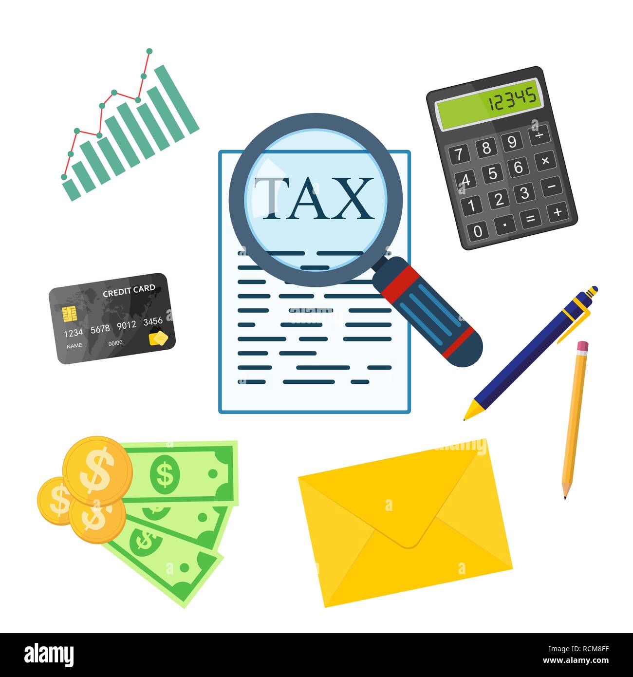 Finance calculation paper Cut Out Stock Images & Pictures Alamy