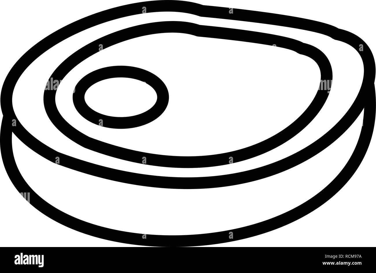 Vector Steak Icon Stock Vector Image & Art - Alamy