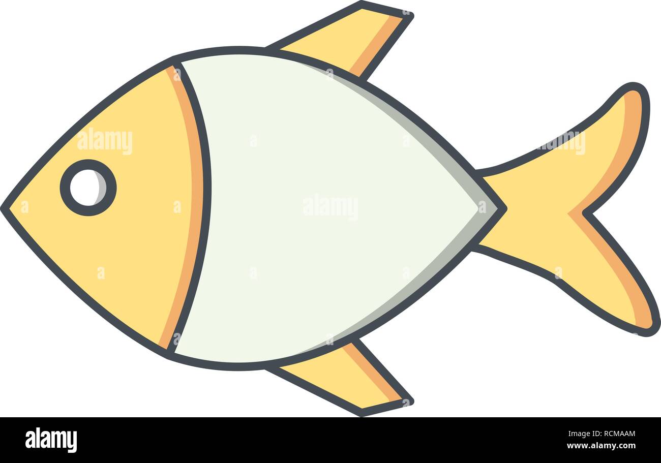 Vector Fish Icon Stock Vector Image & Art - Alamy