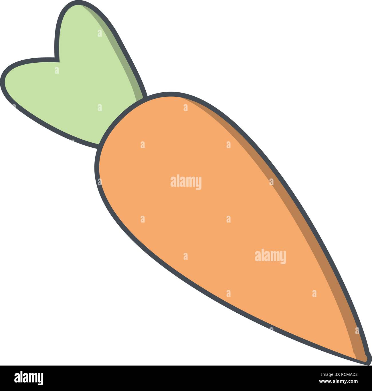 Vector Carrot Icon Stock Vector