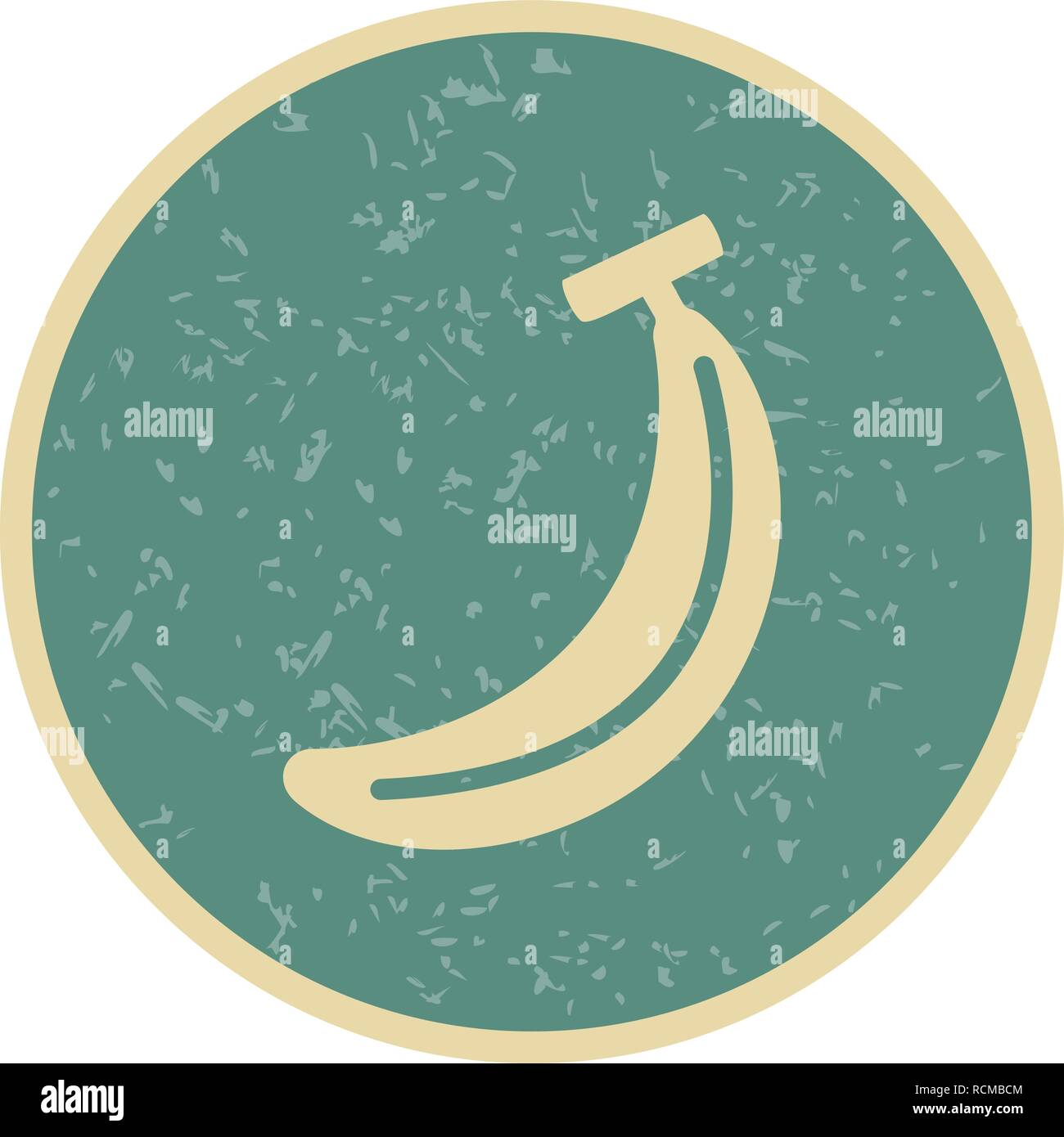 Vector Banana Icon Stock Vector