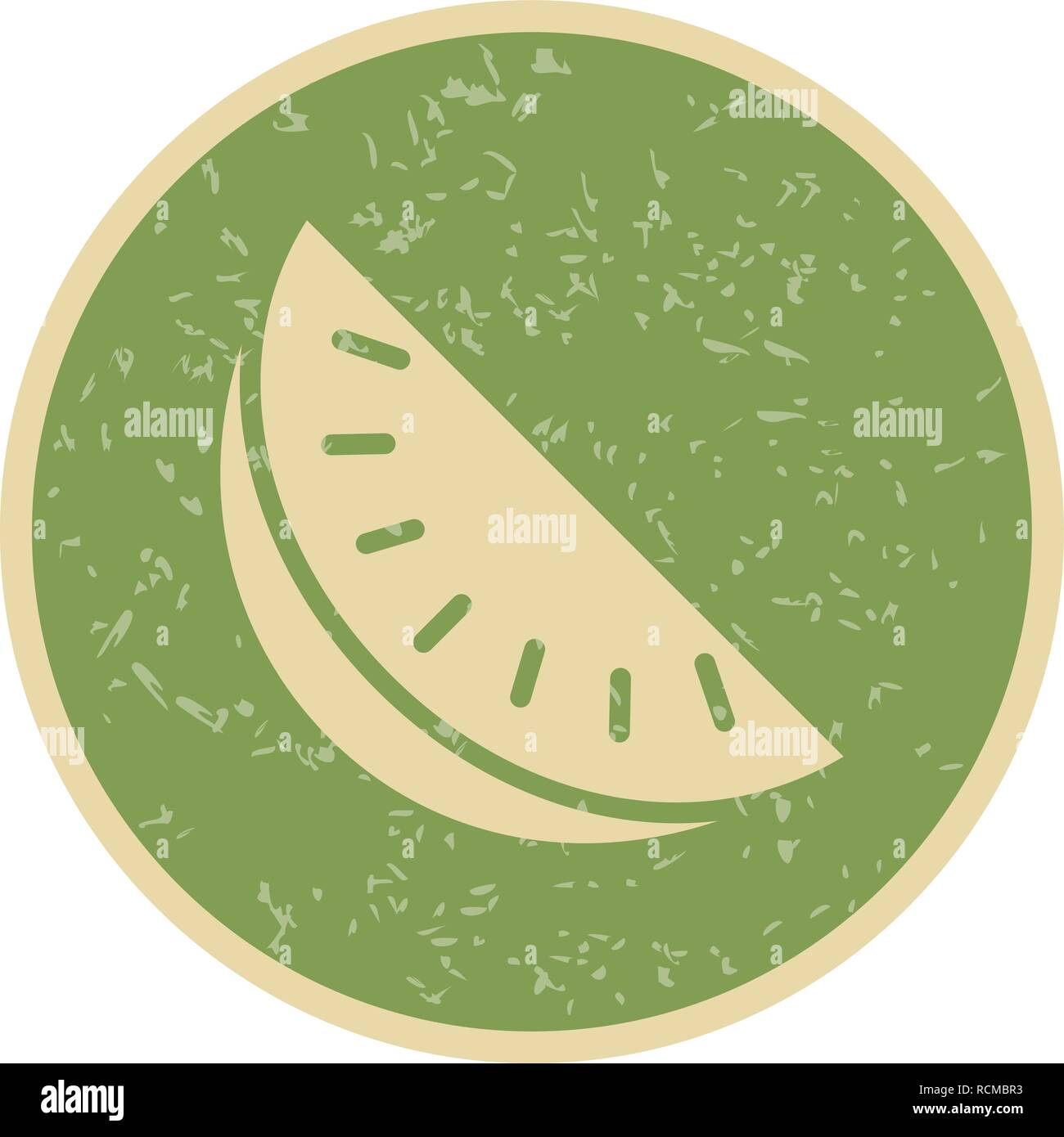 Vector Watermelon Icon Stock Vector