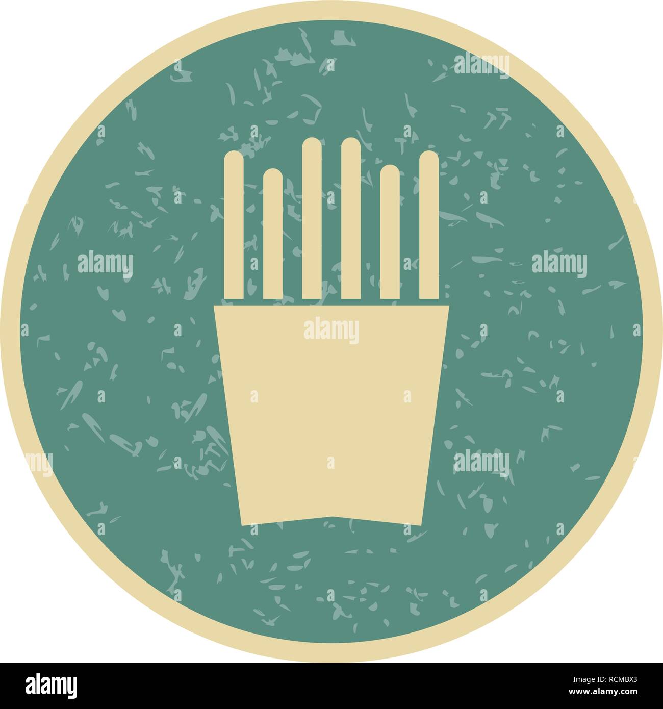 Vector French Fries Icon Stock Vector
