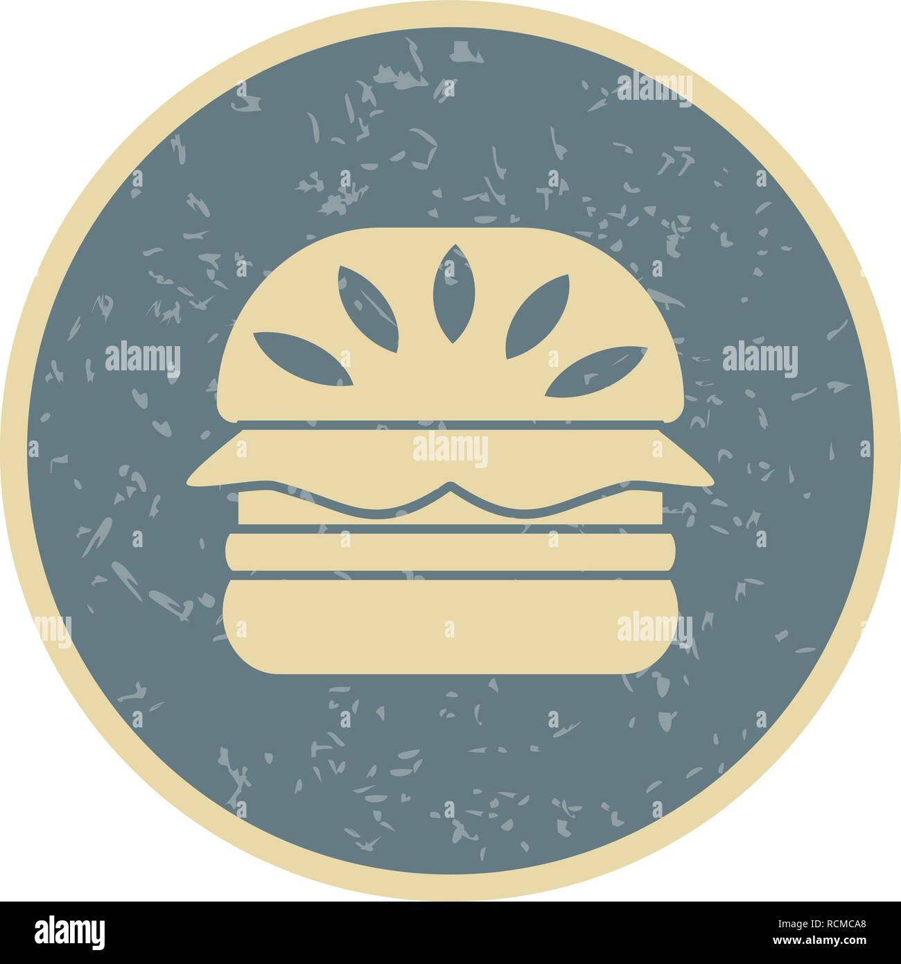 Vector Hamburger Icon Stock Vector