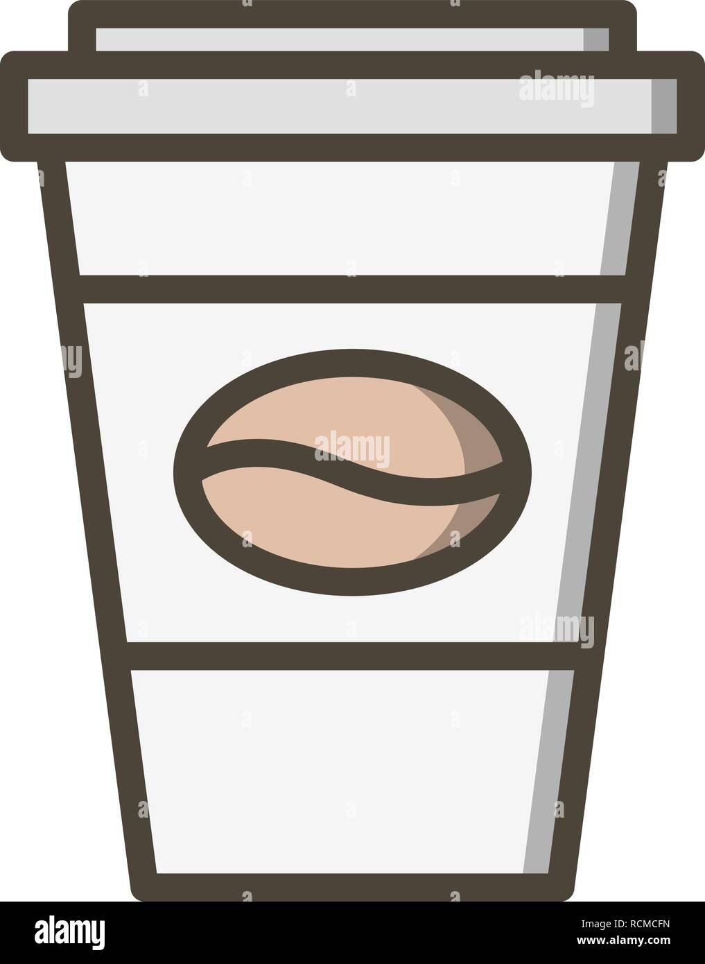 Vector Coffee Icon Stock Vector