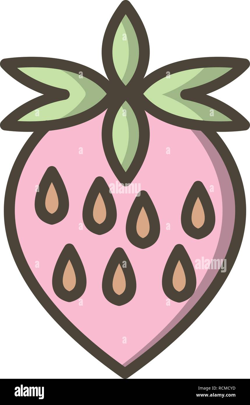 Vector Strawberry Icon Stock Vector