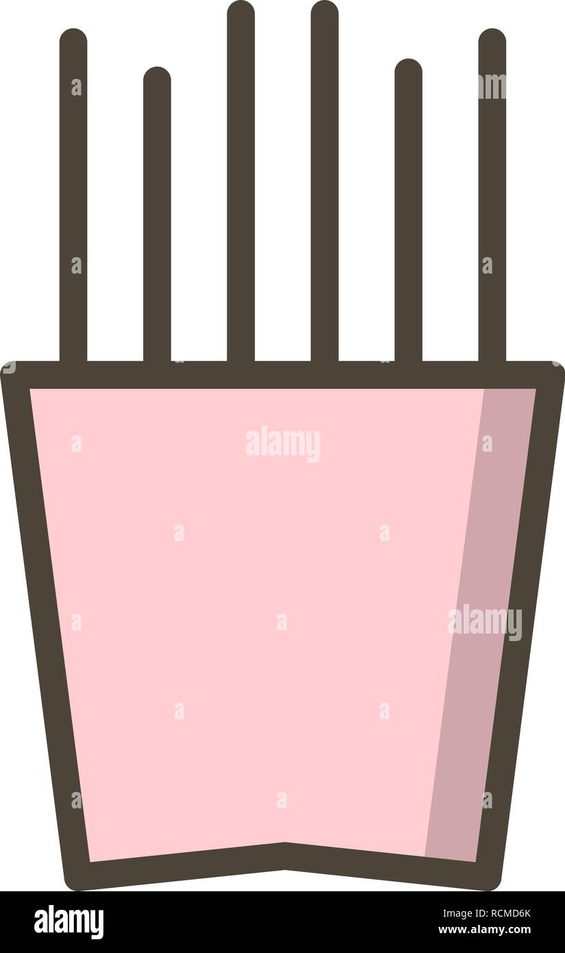 Vector French Fries Icon Stock Vector