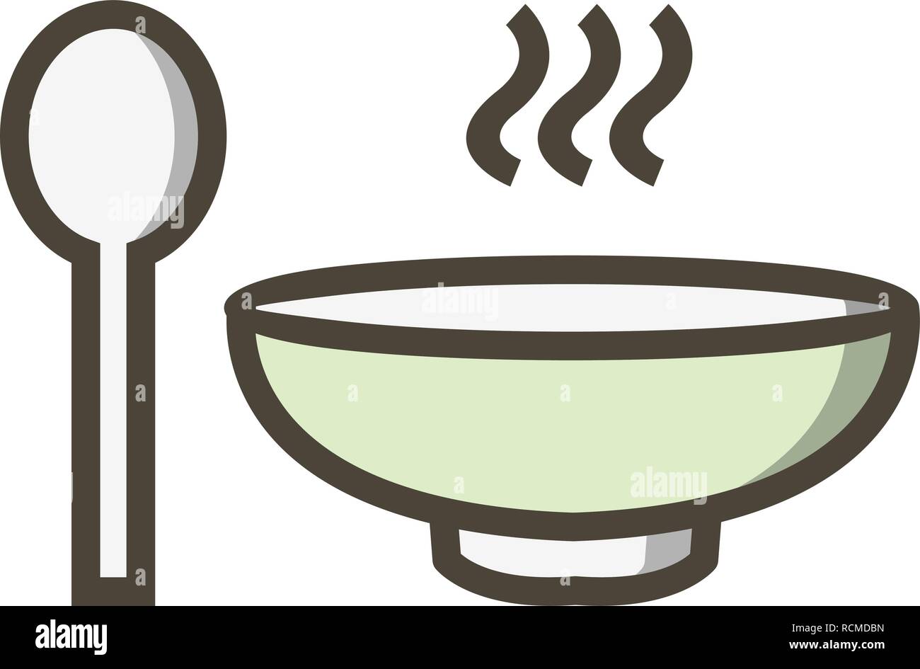 Vector Soup Icon Stock Vector