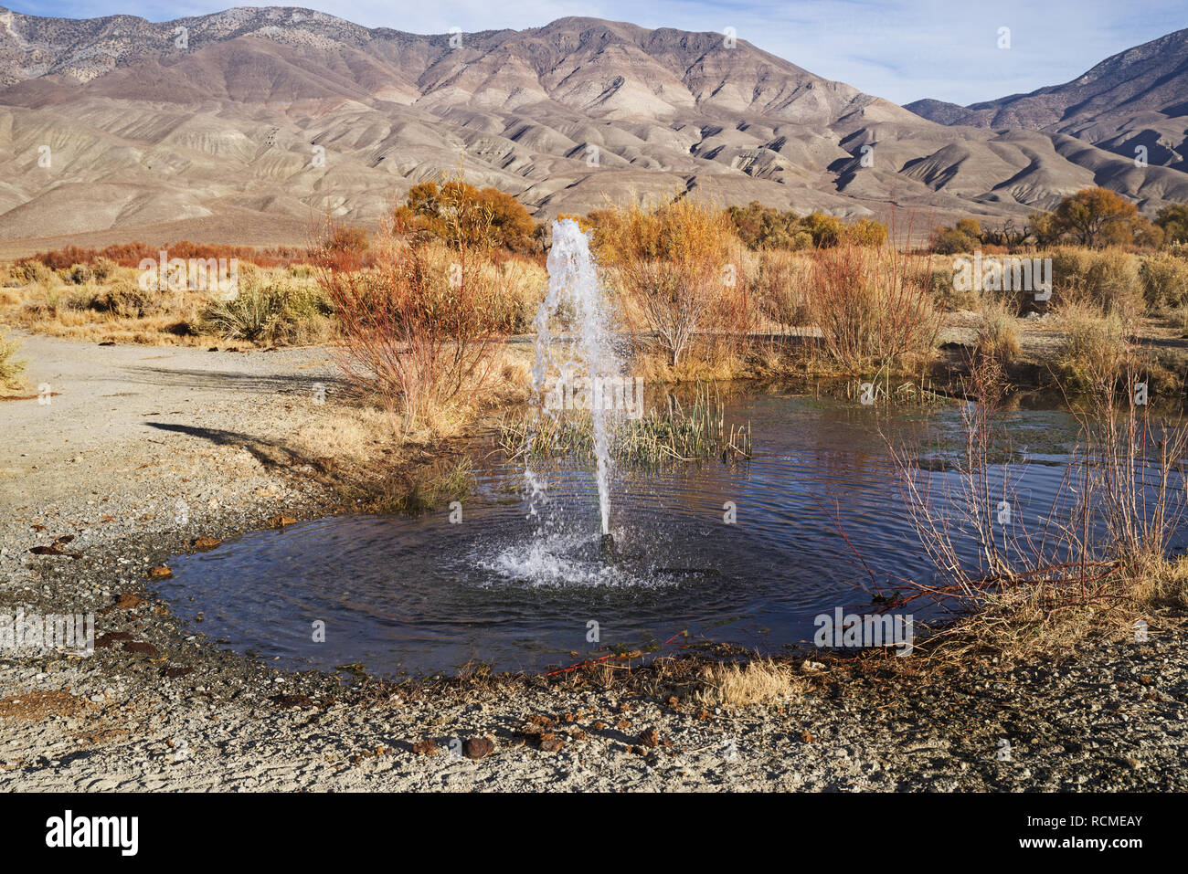 Fountain In The Desert Stock Photos & Fountain In The Desert Stock