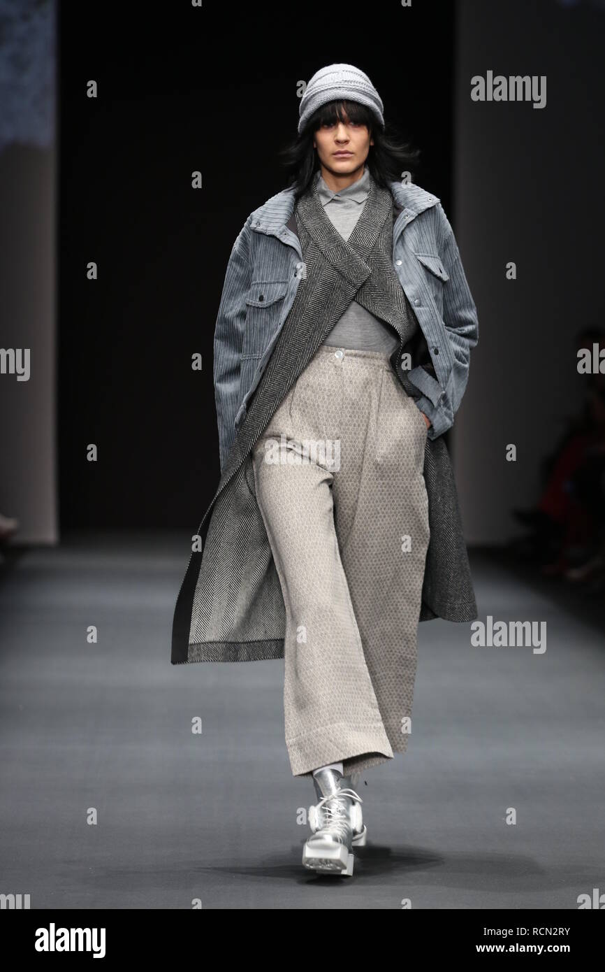 Berlin, Germany, 15 January 2019, NEONYT Fashion Show at the Mercedes-Benz  Fashion Week (MBFW) Autumn / Winter 2019 at eWerk Berlin in Berlin-Mitte.  The Neonyt Fashion Show showcases the very best pieces