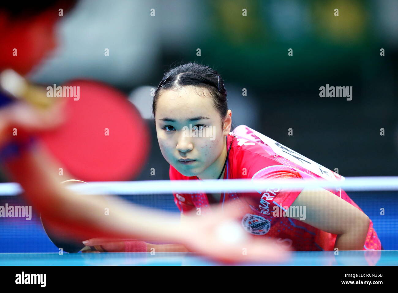 Osaka, Japan. 15th Jan, 2019. Miyu Nagasaki Table Tennis : All