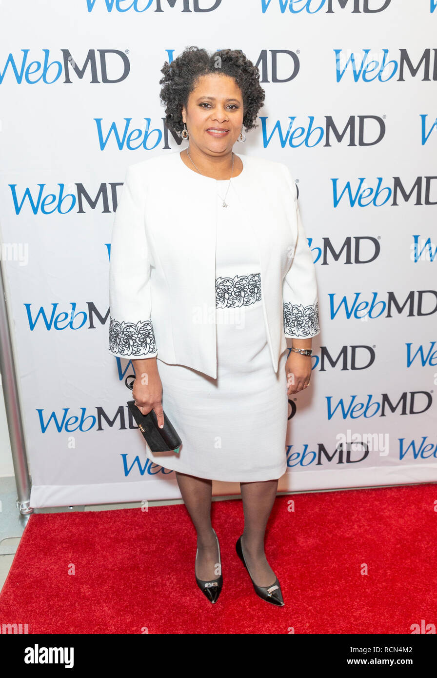 New York, United States. 15th Jan, 2019. New York, NY - January 15, 2019: Doctor Karen Winkfield attends WebMD Health Hero Awards ceremony at WebMD Corporate Headquarter Credit: lev radin/Alamy Live News Stock Photo