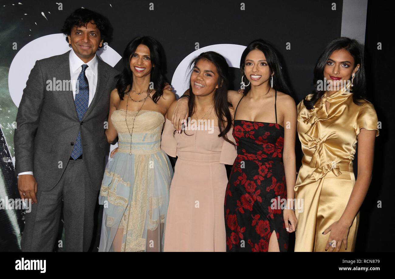 M night shyamalan and wife bhavna shyamalan hi-res stock photography and  images - Alamy