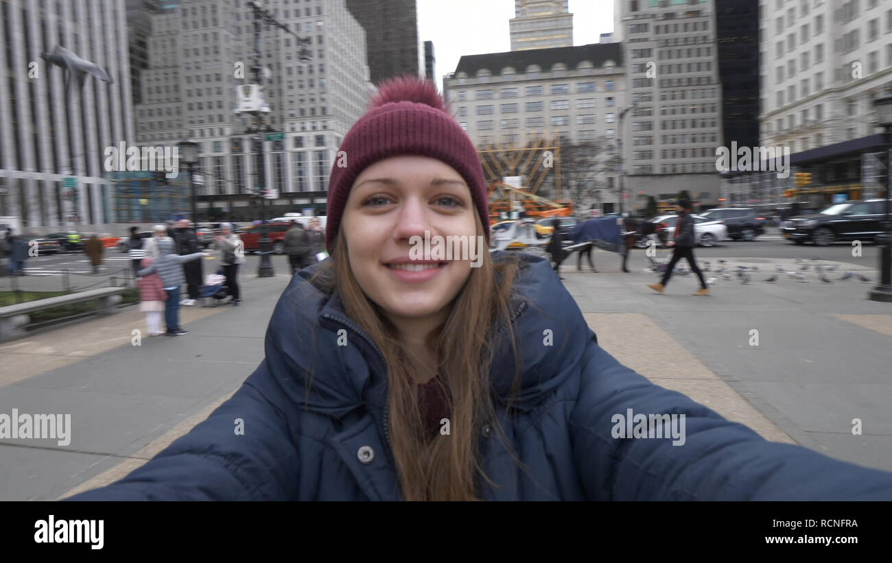Teen Selfie Public