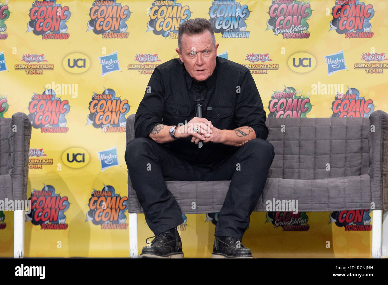 DORTMUND, GERMANY - December 1st 2018: Robert Patrick (*1958, actor, The X-Files, Terminator 2) at German Comic Con Dortmund, a two day fan convention Stock Photo