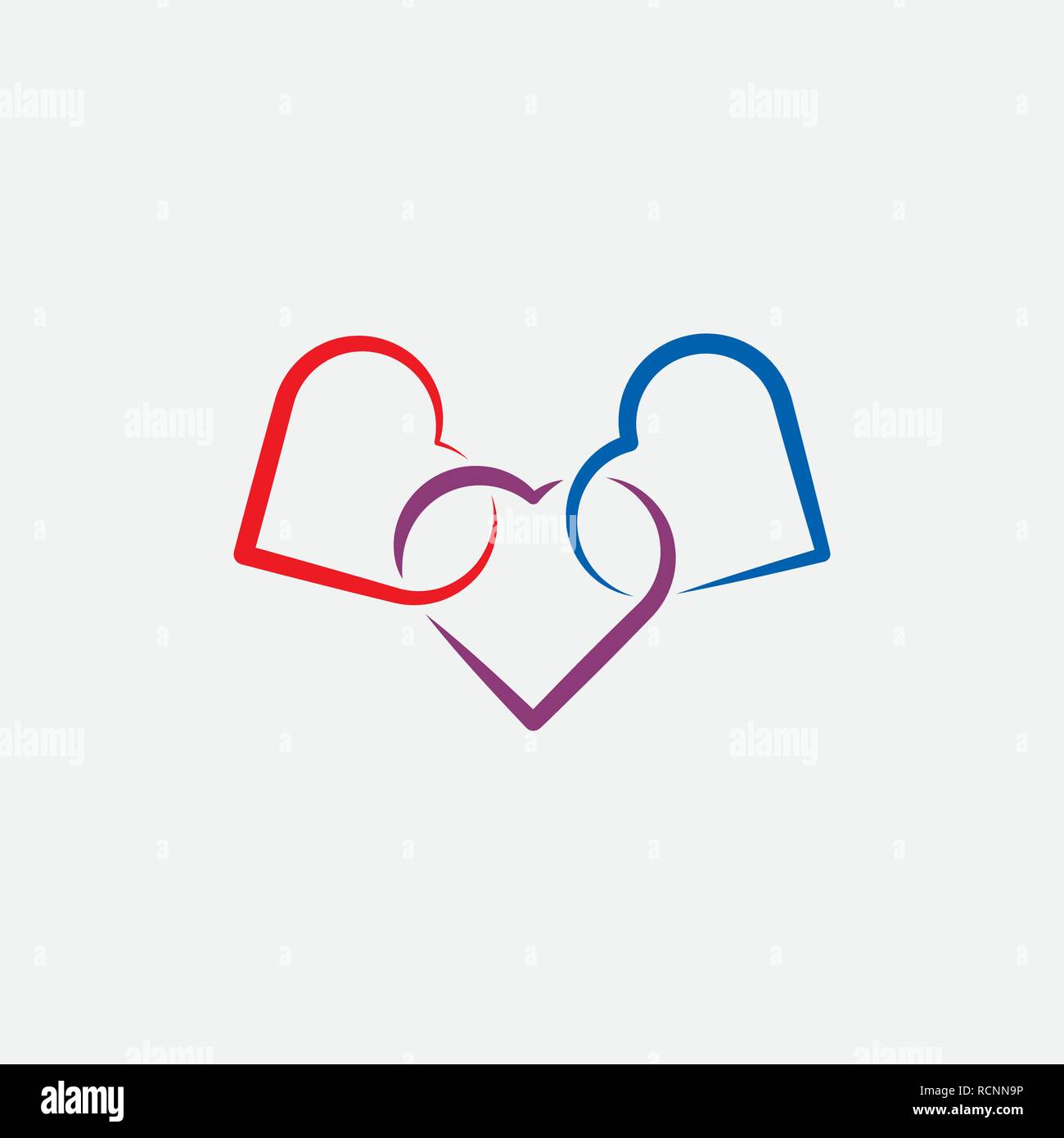 heart link icon symbol illustration vector design Stock Vector