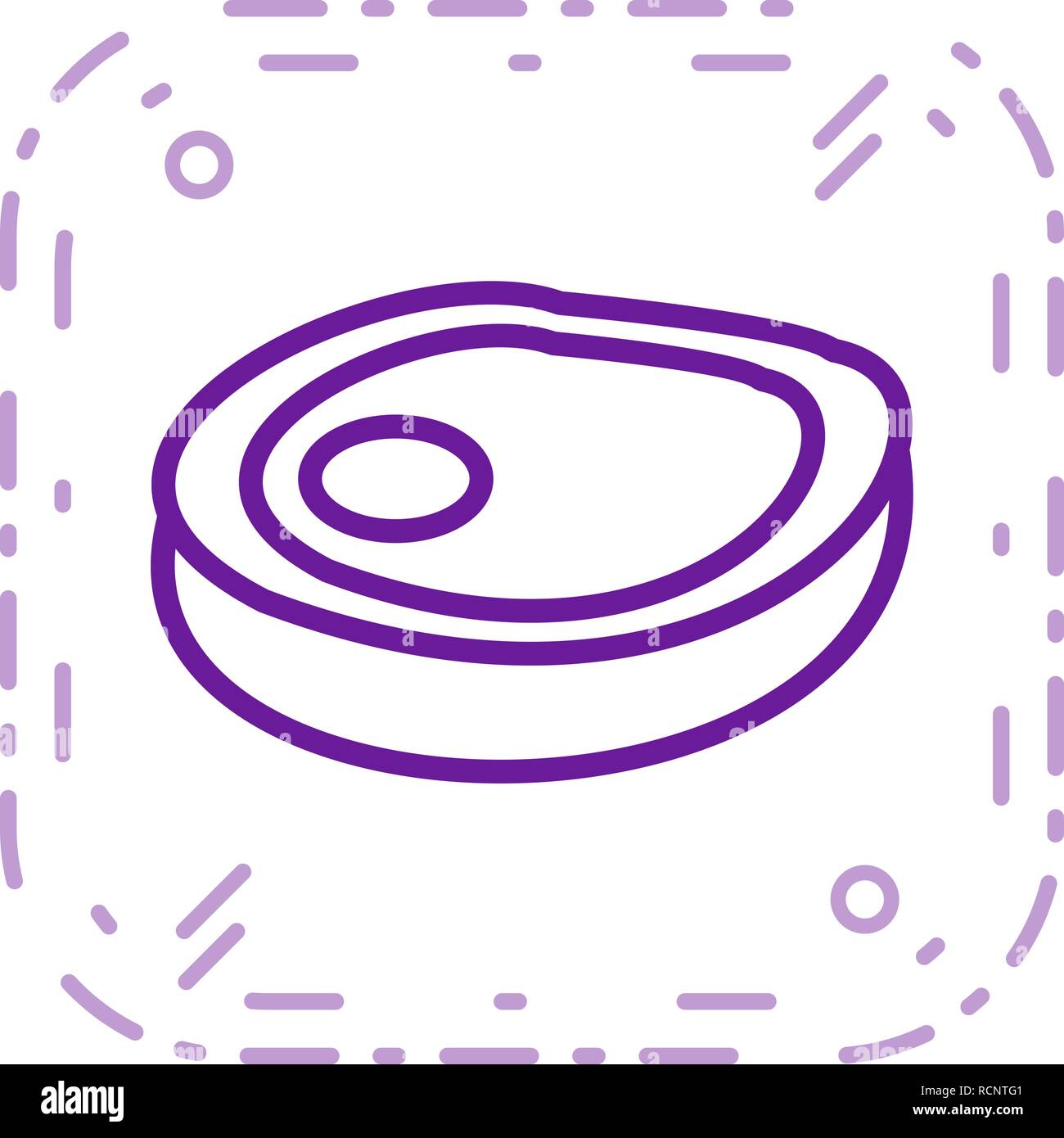 Vector Steak Icon Stock Vector Image & Art - Alamy