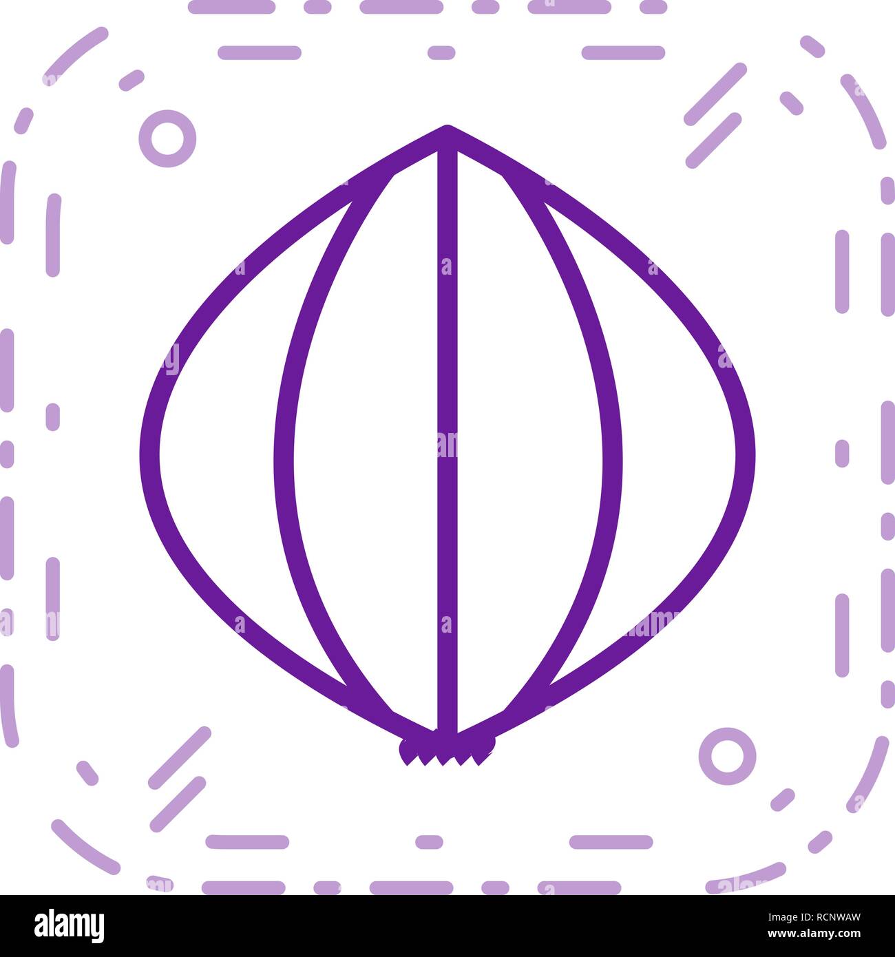 Vector Garlic Icon Stock Vector