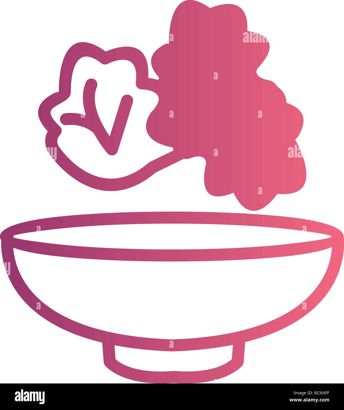 Vector Salad Icon Stock Vector Image & Art - Alamy