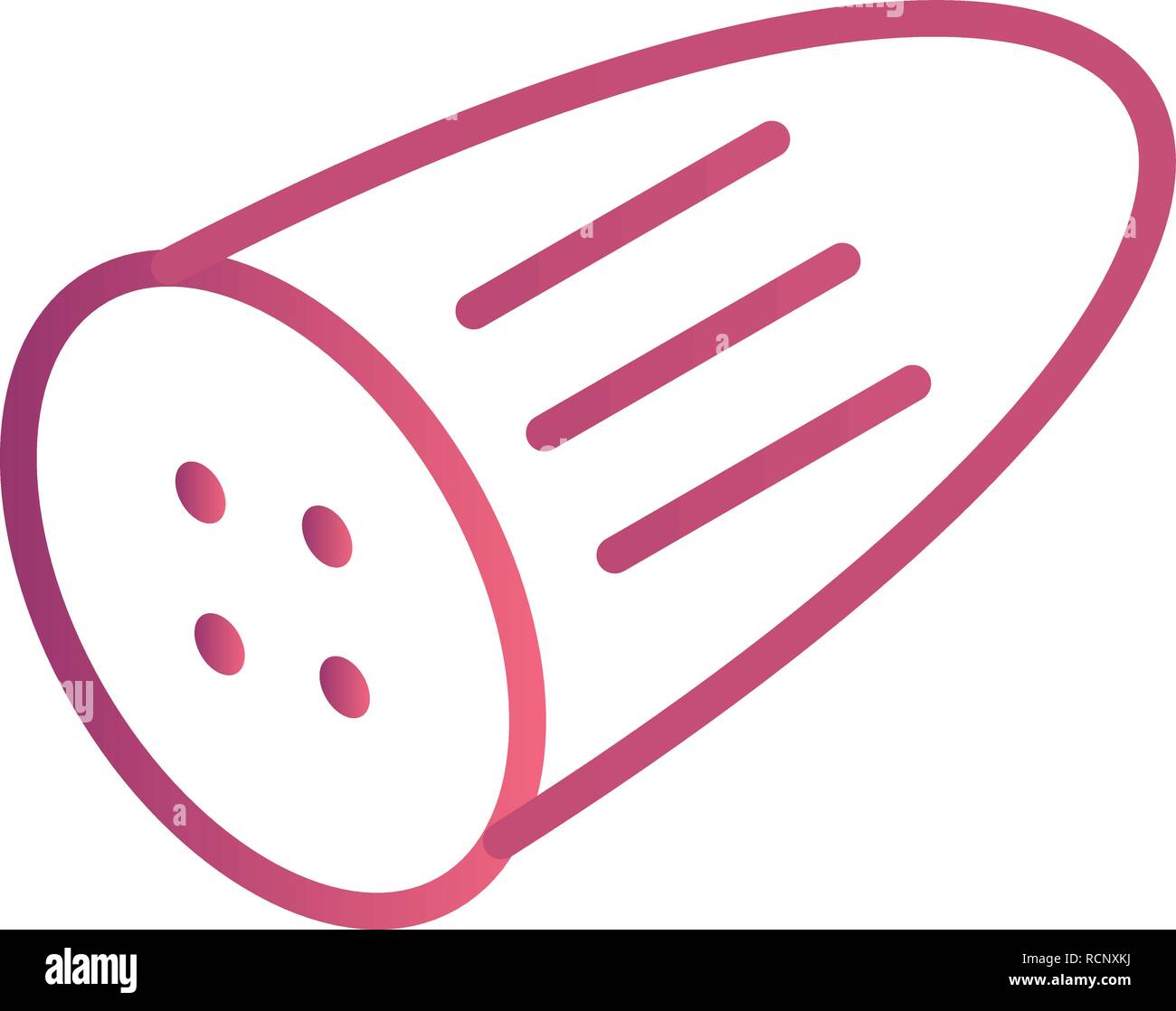 Vector Cucumber Icon Stock Vector