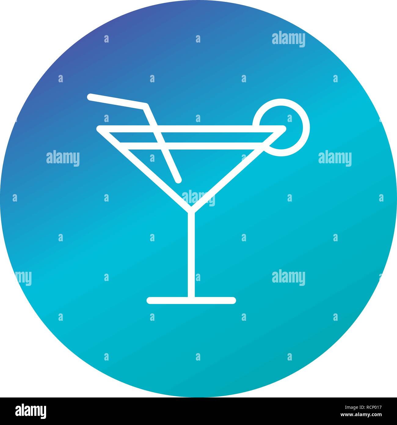 Vector Cocktail Icon Stock Vector Image & Art - Alamy