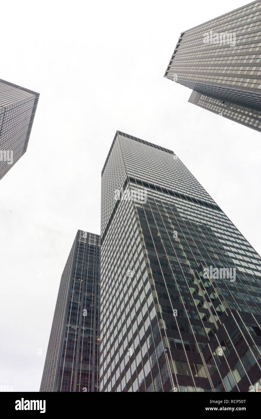 Skyscrapers, modern buildings in New York city Stock Photo - Alamy