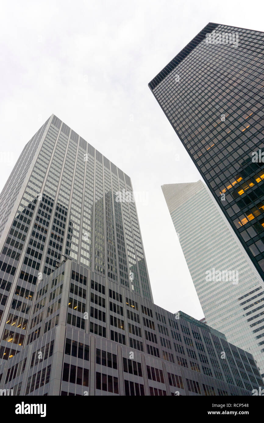 Skyscrapers, modern buildings in New York city Stock Photo - Alamy