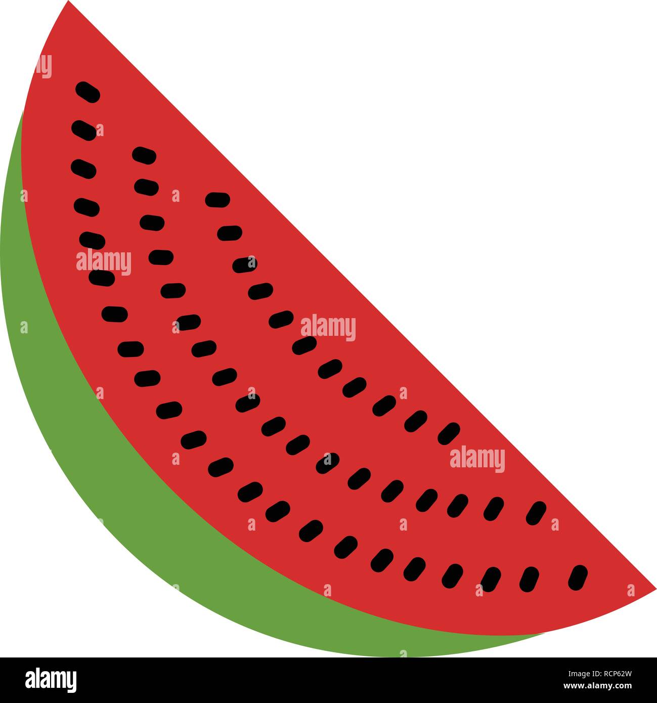 Vector Watermelon Icon Stock Vector