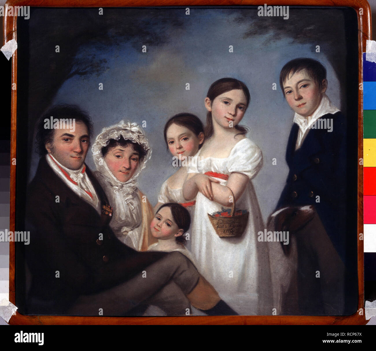 Family of the poet Evgeny Boratynsky (1800-1844). Museum: State Museum ...