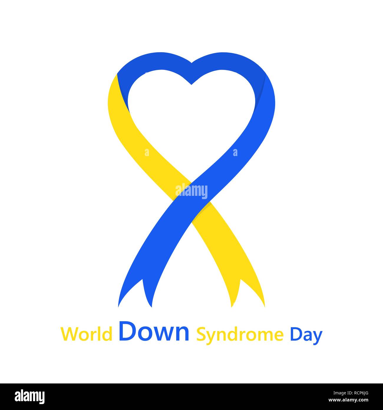 Symbol Of World Down Syndrome Day Vector Illustration 21 March