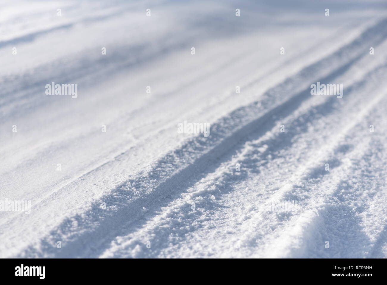 Country road after snowstorm hi-res stock photography and images - Alamy