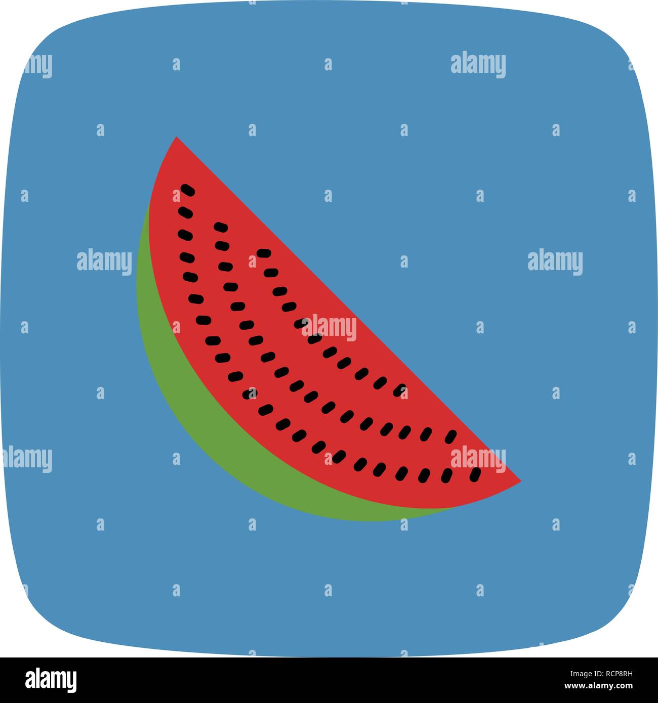 Vector Watermelon Icon Stock Vector Image & Art - Alamy
