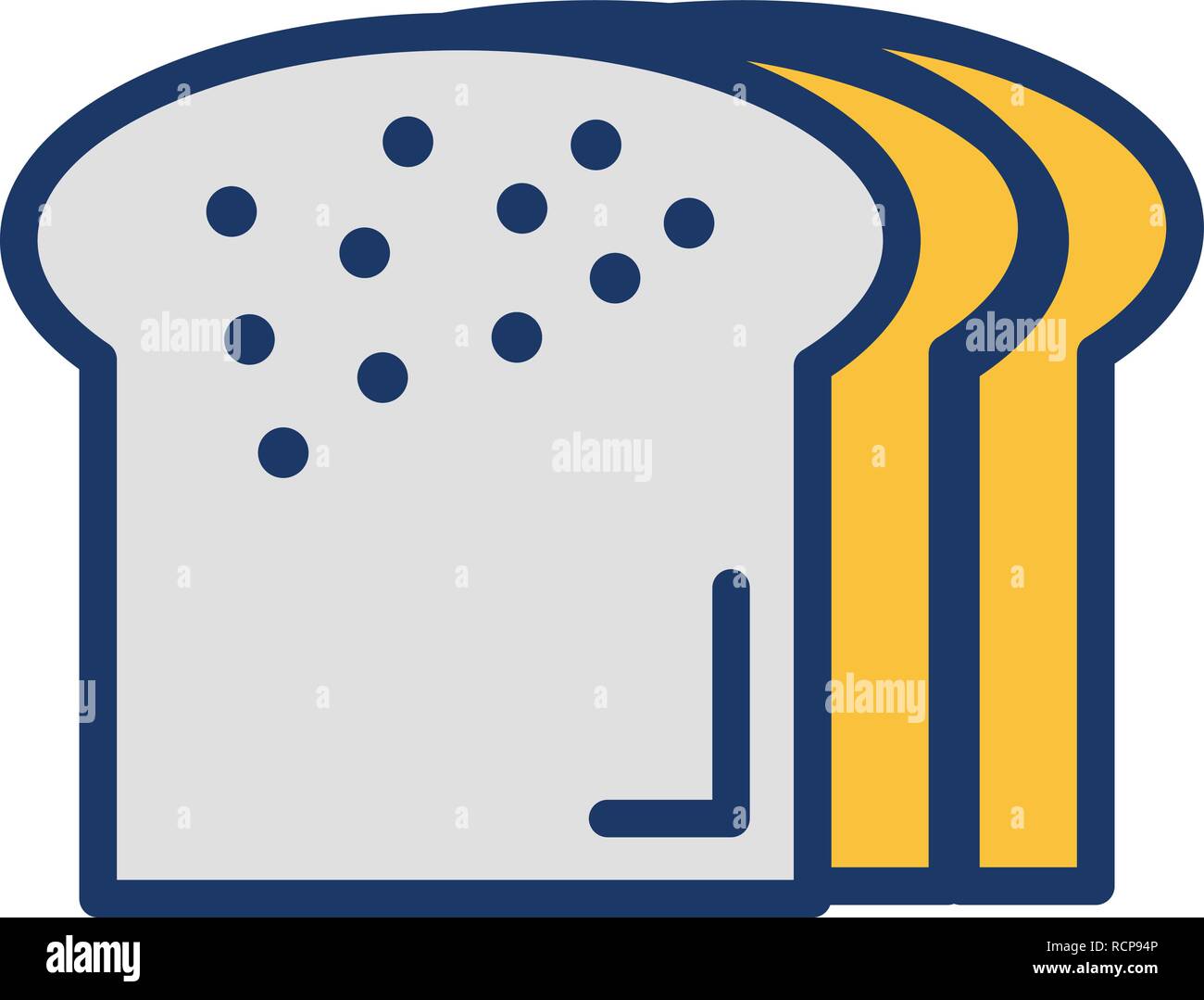 Vector Bread Icon Stock Vector Image & Art - Alamy
