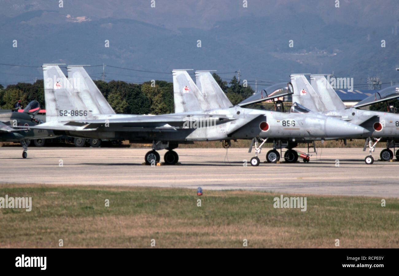 Japanische Luftwaffe / Japan Air Self Defense Force JASDF - Mitsubishi F-15J Stock Photo