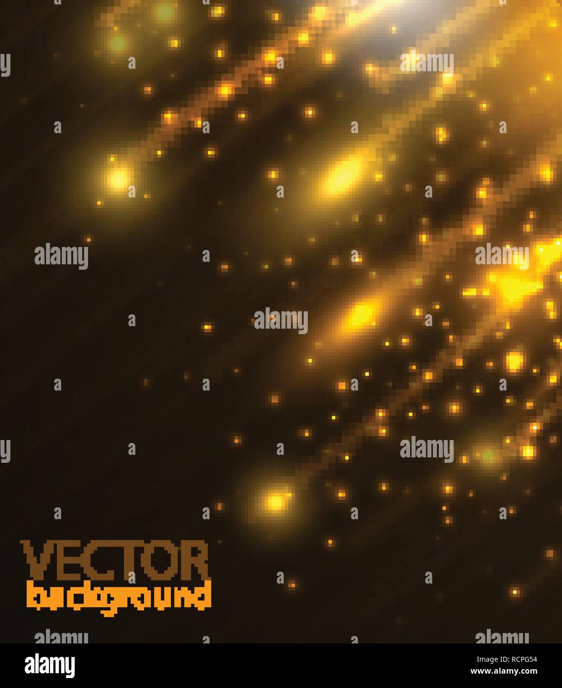 Lines composed of glowing backgrounds Stock Vector