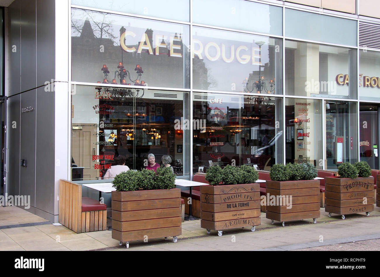 Cafe Rouge in Sheffield city centre Stock Photo