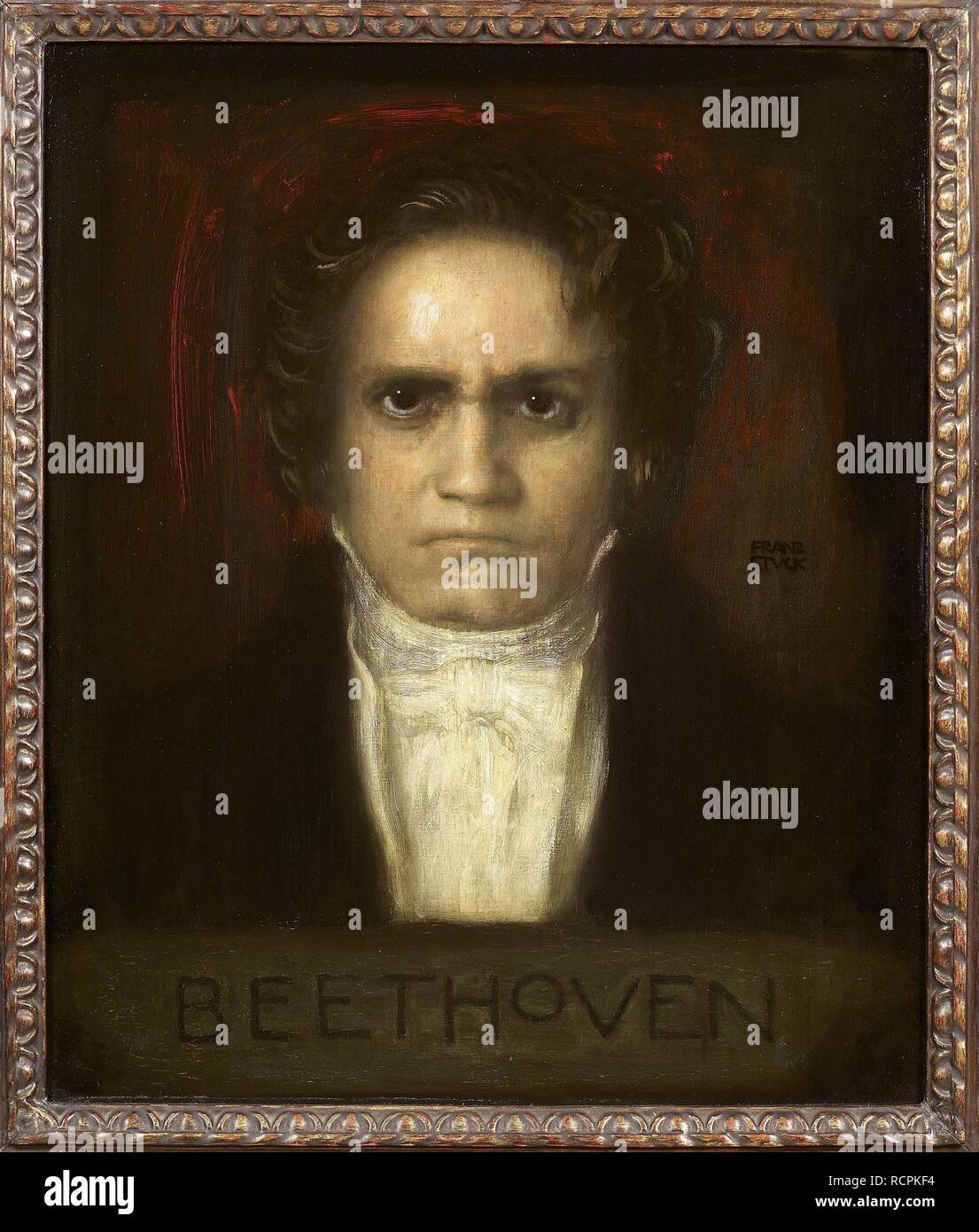 Ludwig van Beethoven. Museum: Philharmonie de Paris. Author: Stuck, Franz, Ritter von. Stock Photo