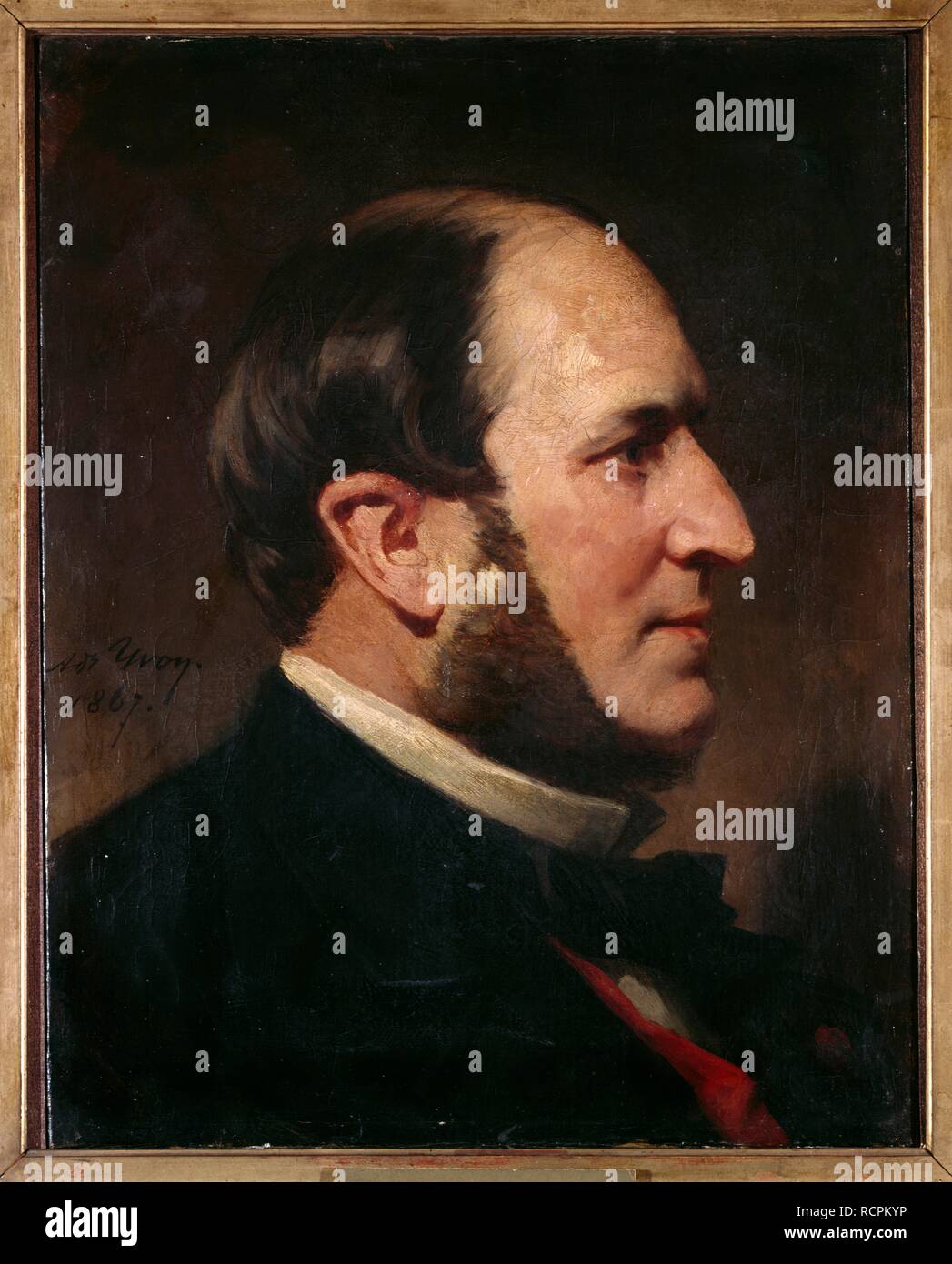 Portrait of Georges-Eugène Baron Haussmann (1809-1891). Museum: Musée Carnavalet, Paris. Author: YVON, ADOLPHE. Stock Photo