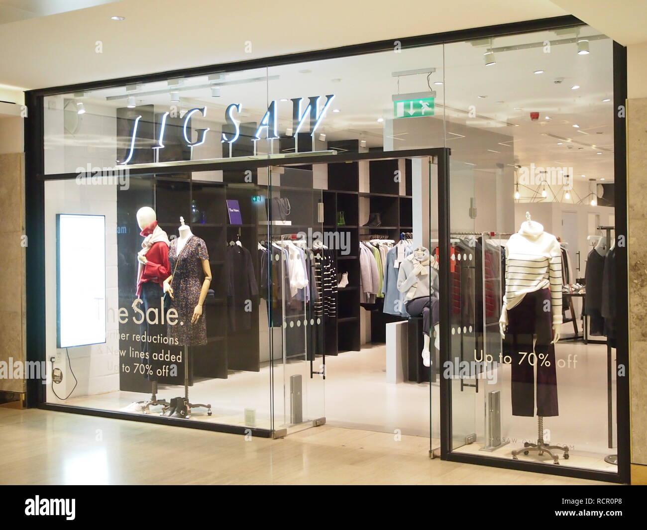Jigsaw womenswear shop in Milton Keynes shopping centre Stock Photo Alamy