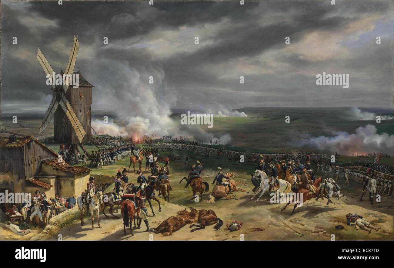 The Battle of Valmy. Museum: National Gallery, London. Author: VERNET, HORACE. Stock Photo