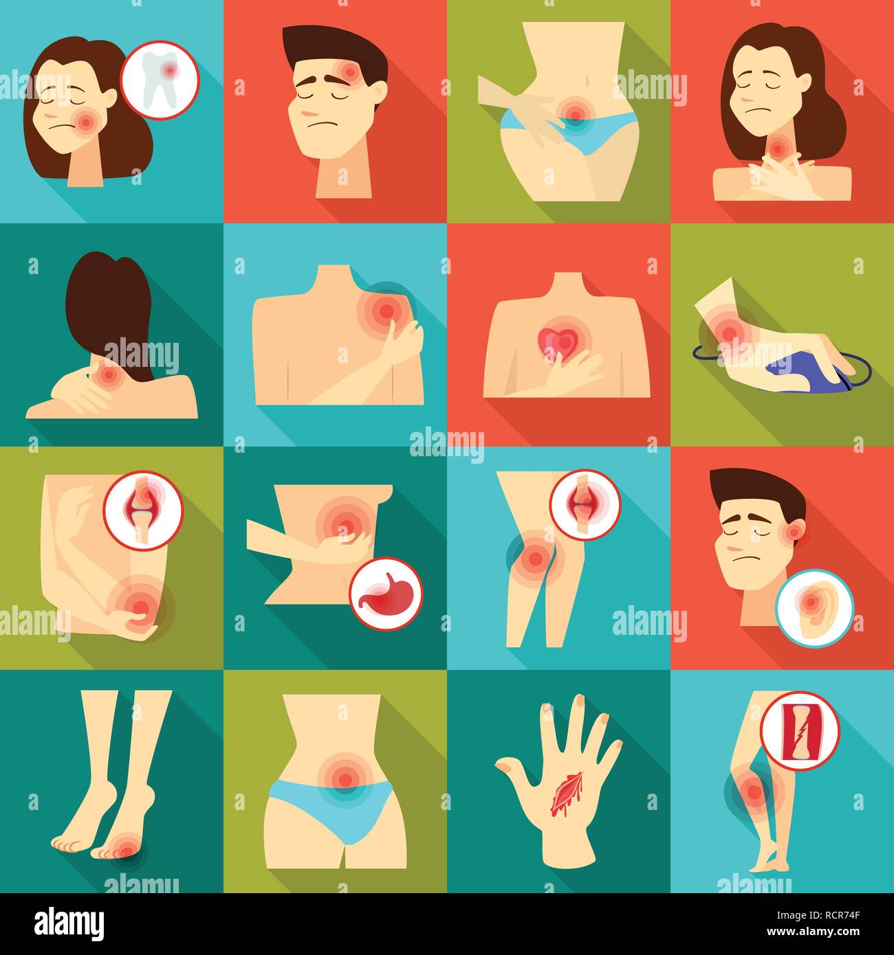 tooth,head,belly,throat,neck,shoulder,heart,hand,elbow,abdomen,knee,ear ...