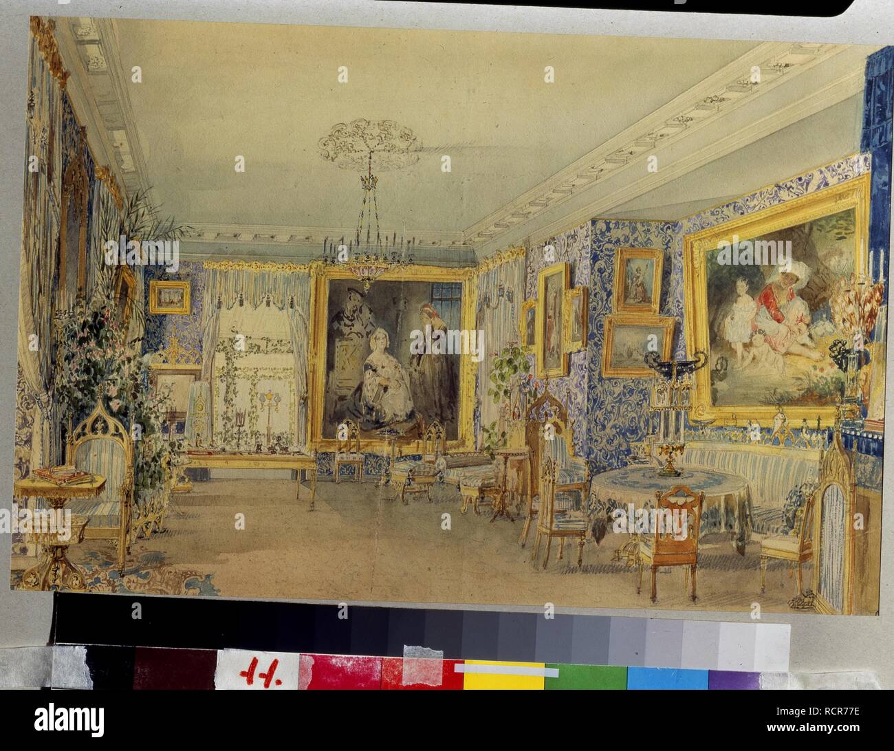 The Dining room in the Manor House Verki. Museum State Russian Museum