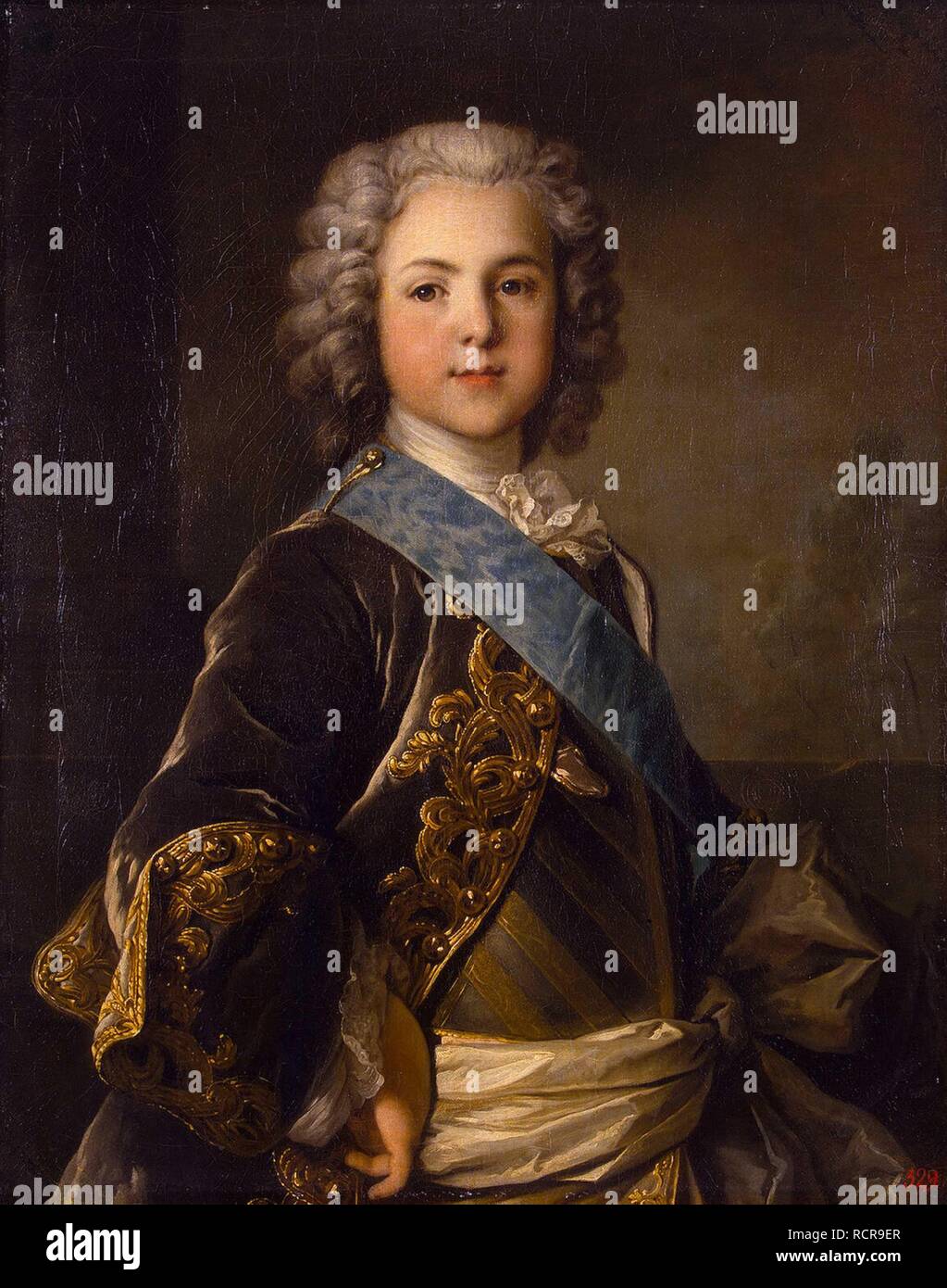 Portrait of Louis, Grand Dauphin of France. Museum: State Hermitage, St. Petersburg. Author: TOCQUE, LOUIS. Stock Photo